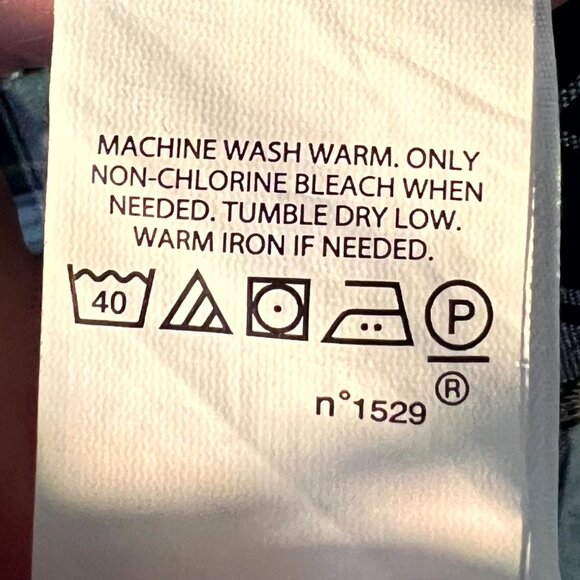 Ralph Lauren Blue/Green Plaid Classic-Fit 100% Cotton Long-Sleeve SZ XL - Picture 5 of 7